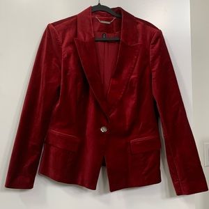 WHBM velvet blazer